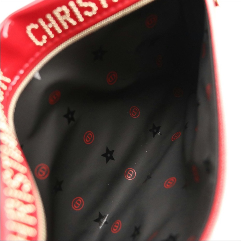 Dior Limited Edition Red & Gold Cosmetic Pouch - Authentic - Picture 4 of 5